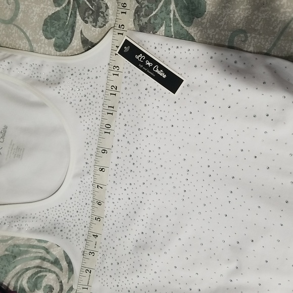 LC Couture Women Bodysuit Soft and Seamless Size L In White - Picture 6 of 7